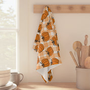 F*ck Trump Pumpkin Waffle Weave Kitchen Towel