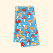 F*ck Trump Blue Mushroom Hand Towel