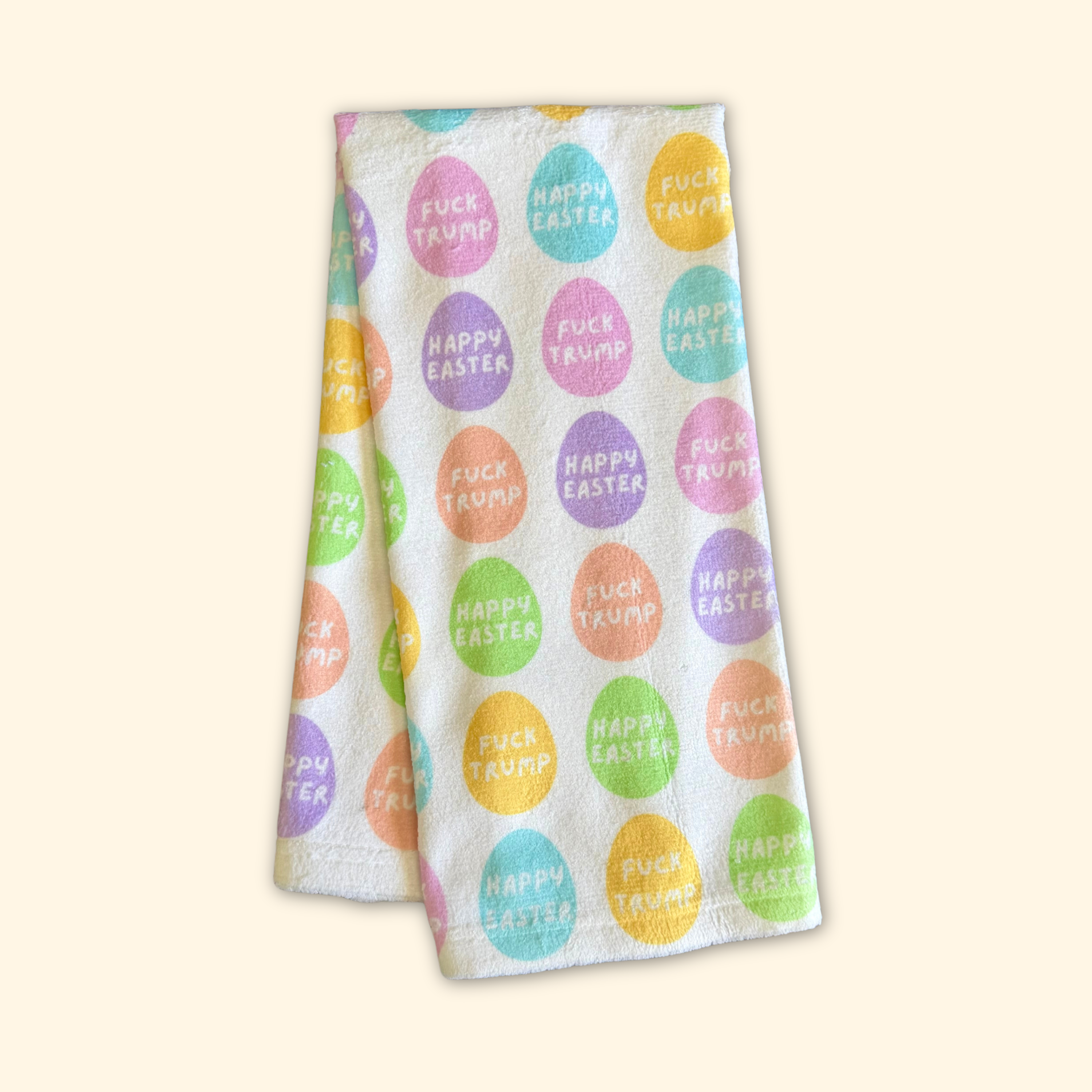 F*ck Trump Easter Eggs Hand Towel