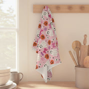 F*ck Trump Pink Halloween Ghosts Waffle Weave Kitchen Towel