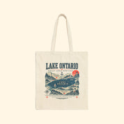 Lake Ontario Heritage Cotton Tote Bag