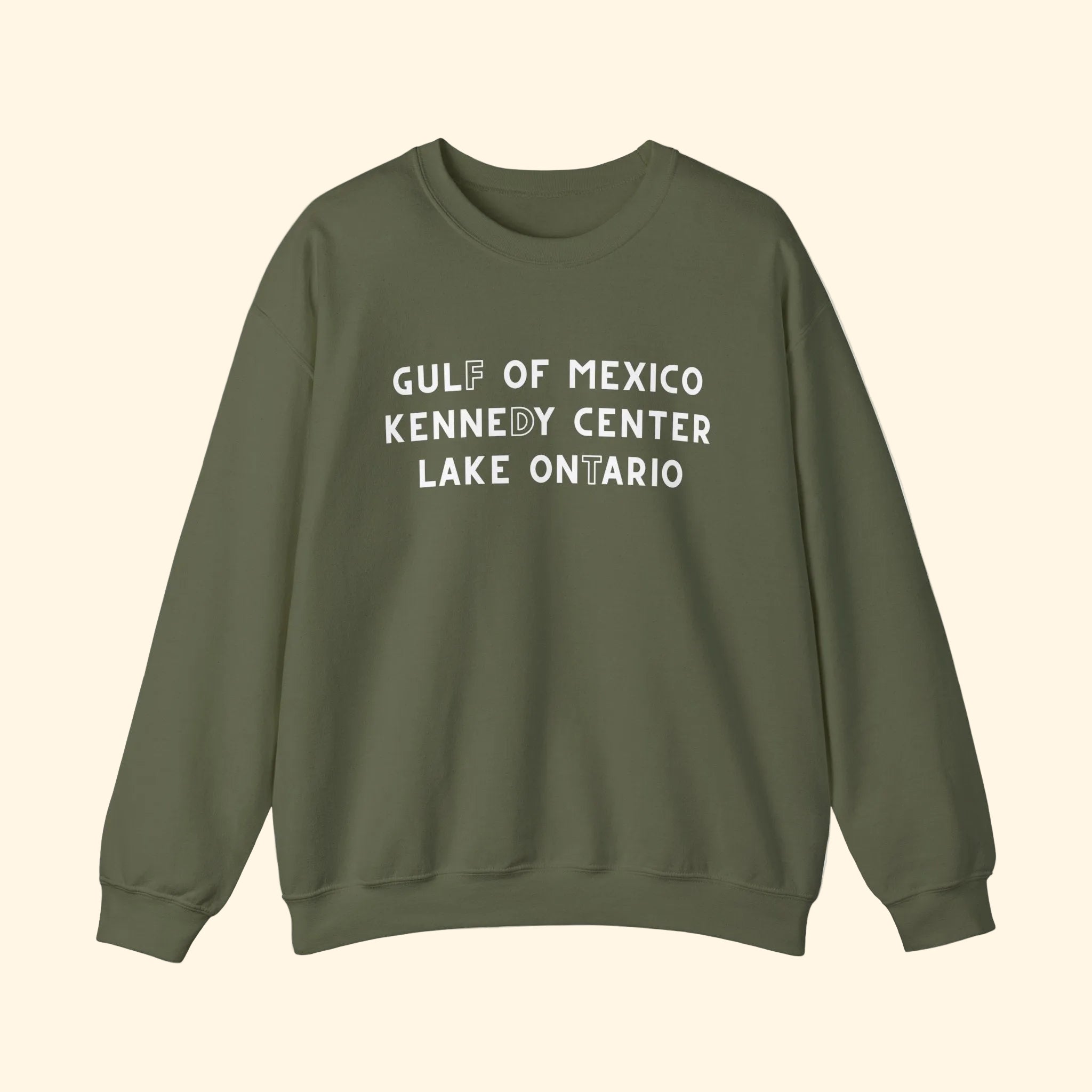 Gulf of Mexico, Kennedy Center, Lake Ontario FDT Sweatshirt