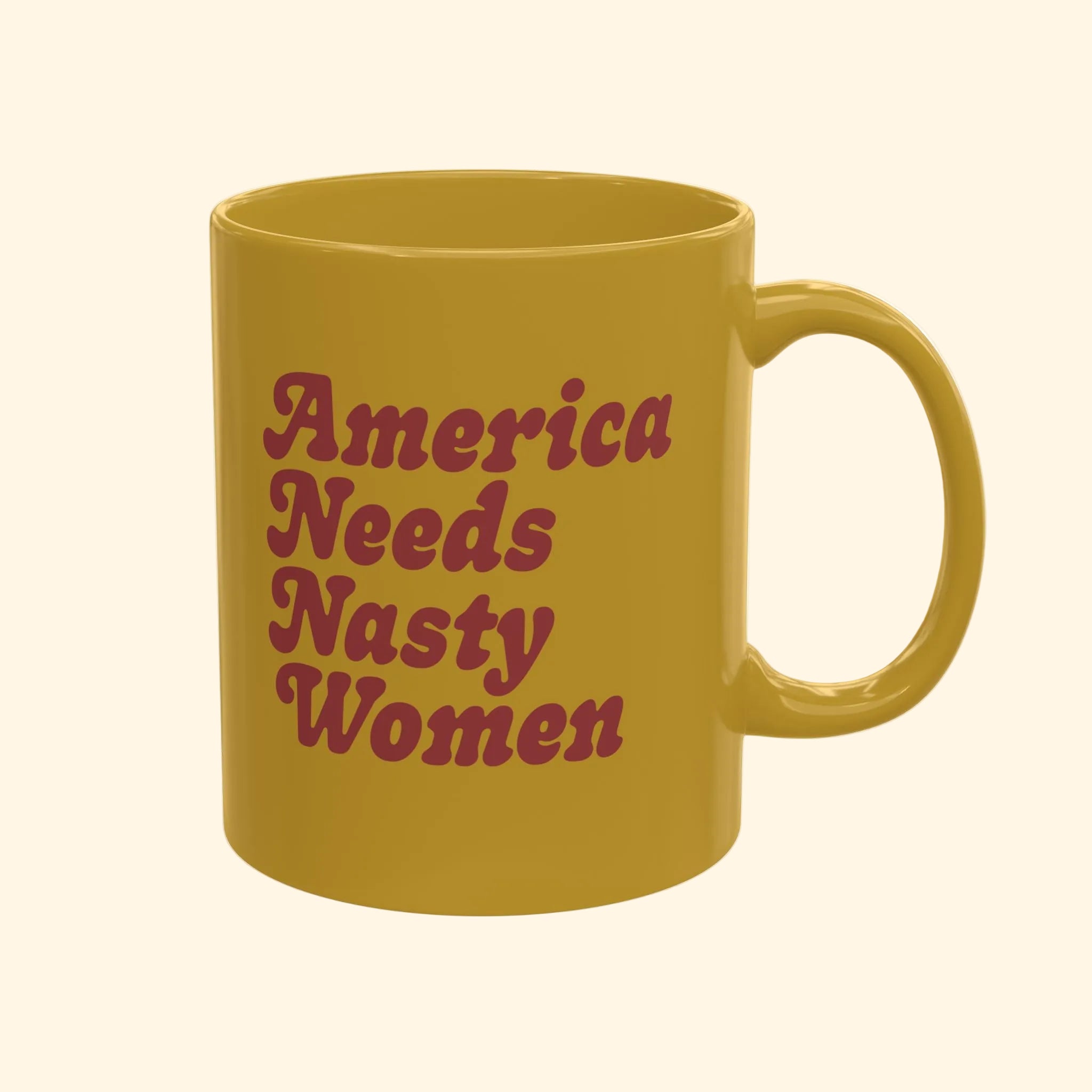 Retro America Needs Nasty Women Mug
