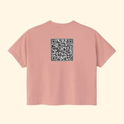 F*ck Trump QR Code Boxy Cropped T-Shirt