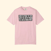 Power of Love Empire State Building Banner T-Shirt