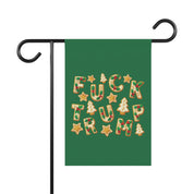 Subtle F*ck Trump Christmas Cookie Garden Flag