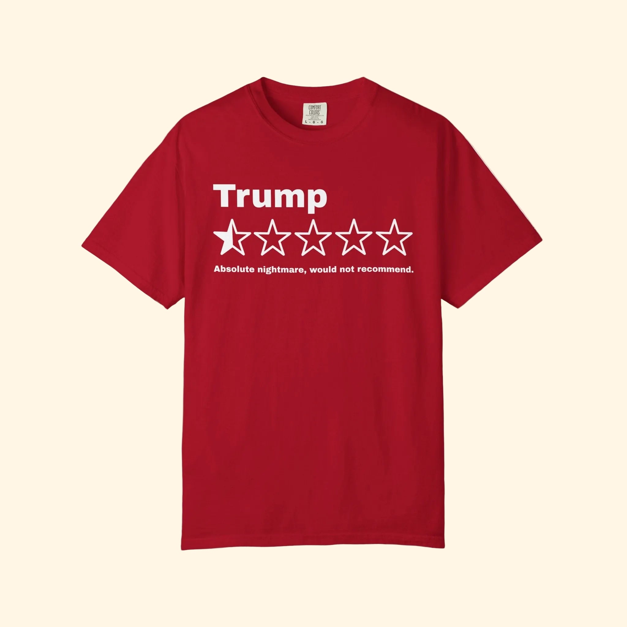 Trump Negative Review Absolute Nightmare T-Shirt