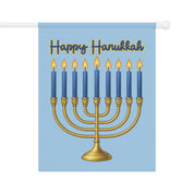 Subtle F*ck Trump Hanukkah Menorah Garden Flag