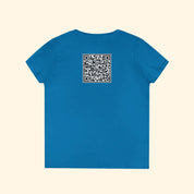 F*ck Trump QR Code Women's V-Neck T-Shirt