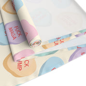 F*ck Trump Candy Heart Valentine's Day Table Runner