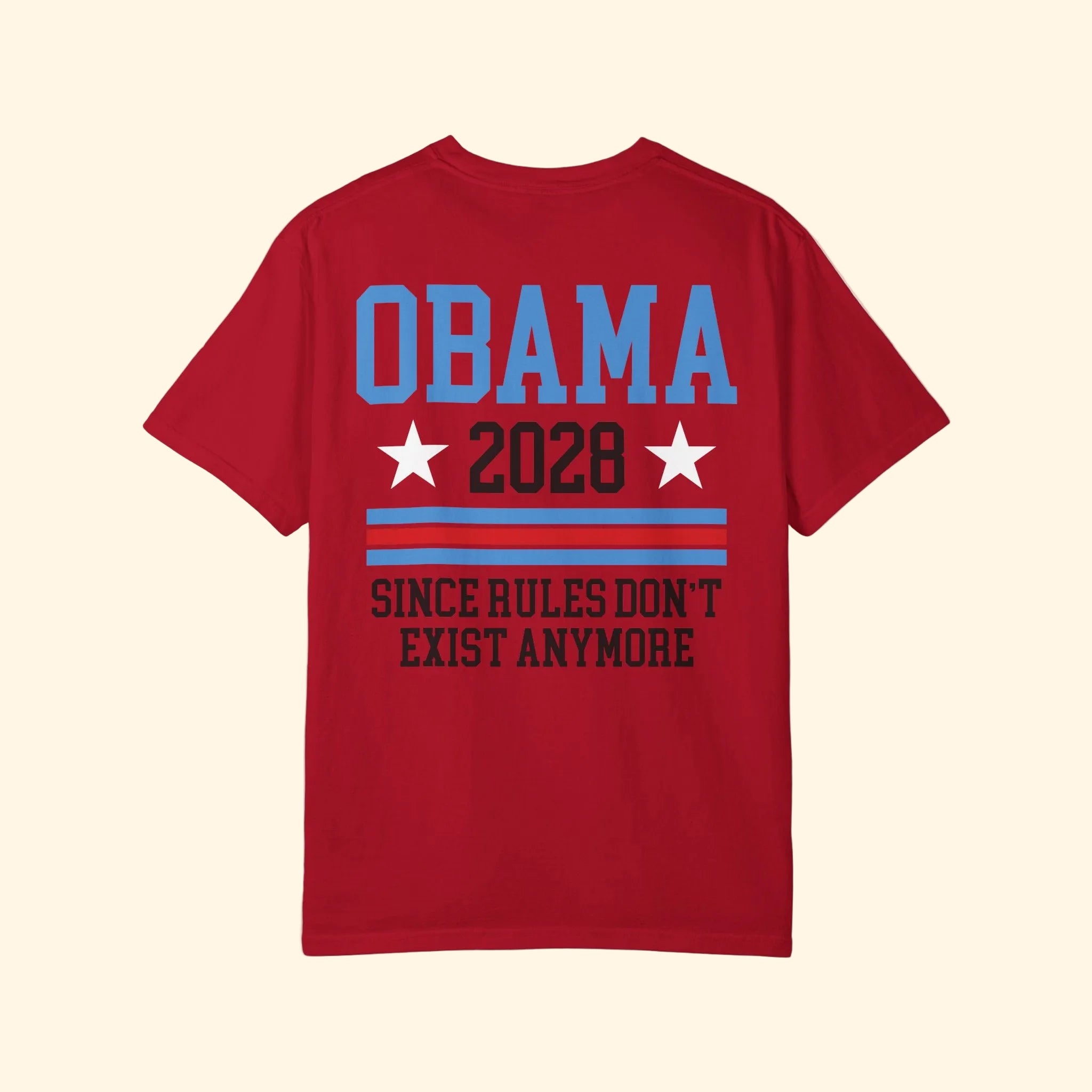 Obama 2028 Campaign Satire T-Shirt