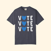 Tri Vote Blue Heart T-Shirt