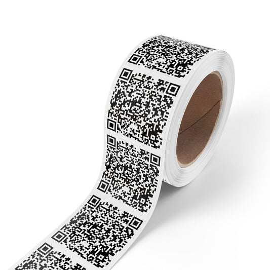Trump and Epstein Besties QR Code Sticker Rolls