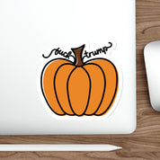 F*ck Trump Pumpkin Die-Cut Sticker