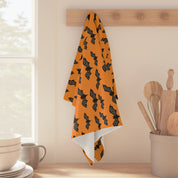 F*ck Trump Spooky Bats Waffle Weave Kitchen Towel