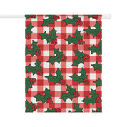 Subtle FDT Christmas Holly Garden Flag
