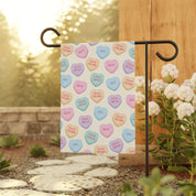 F*ck Trump Candy Heart Valentine's Day Garden Flag
