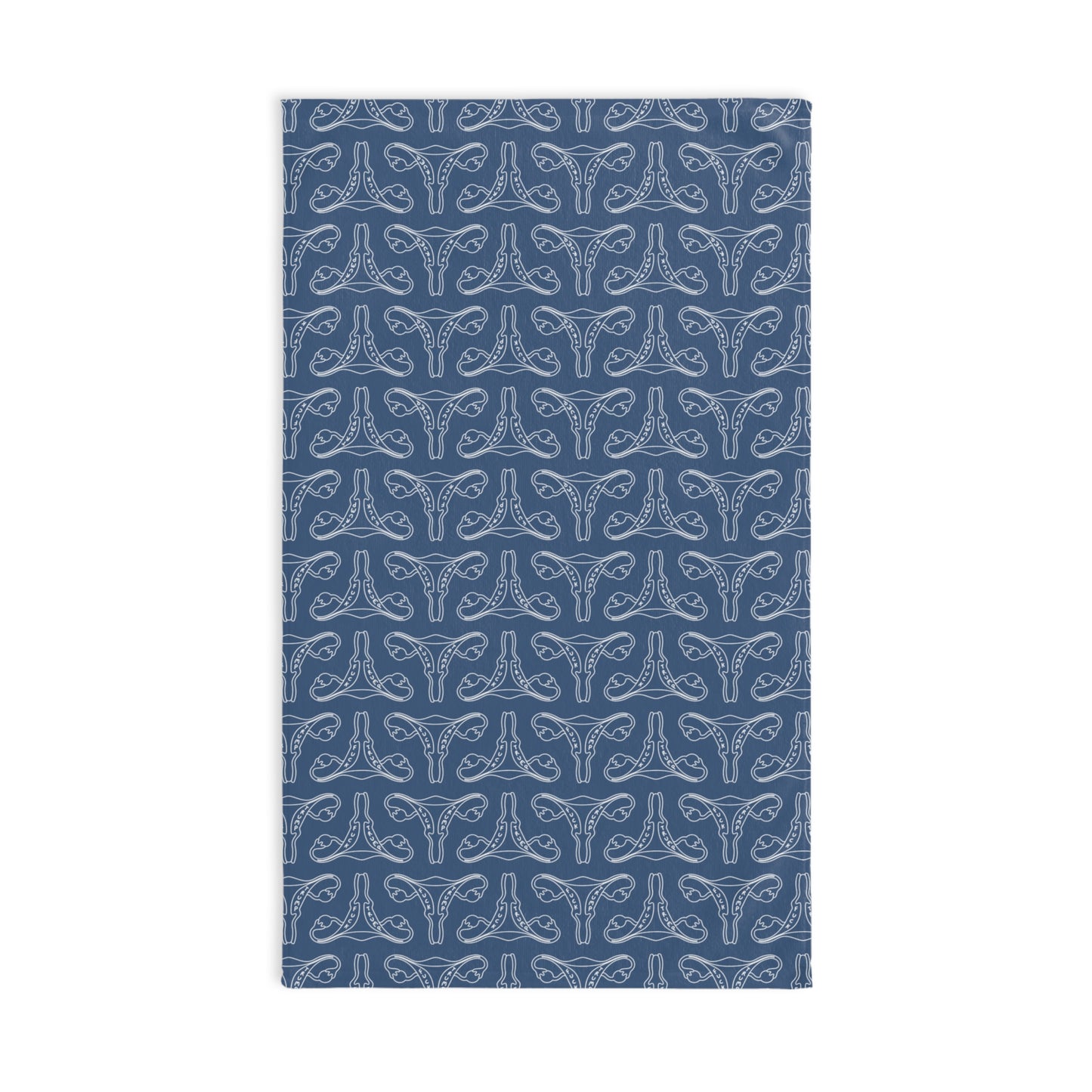 Blue F*ck Trump Uterus Hand Towel