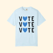 Tri Vote Blue Heart T-Shirt