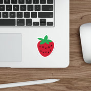 Trump Sucks Strawberry Seeds Die-Cut Sticker