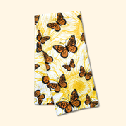 F*ck Trump No Monarchs Butterfly Waffle Weave Kitchen Towel