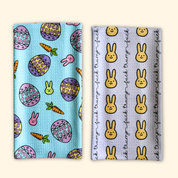 Easter Eggs + Bunnies| F*ck Trump Waffle Weave Kitchen Duo