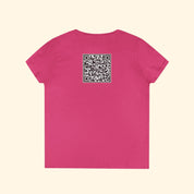 F*ck Trump QR Code Women's V-Neck T-Shirt