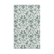 Green Toile de Jouy F*ck Trump Hand Towel