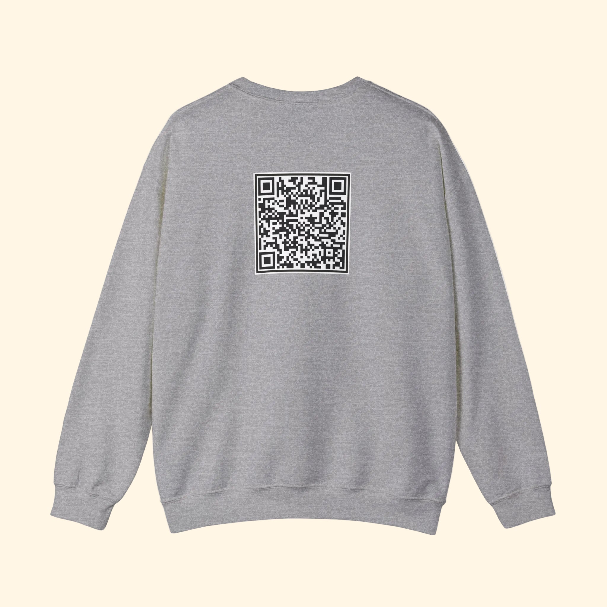 F*ck Trump QR Code Crewneck Sweatshirt