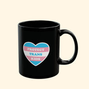 Protect Trans Kids Black Mug