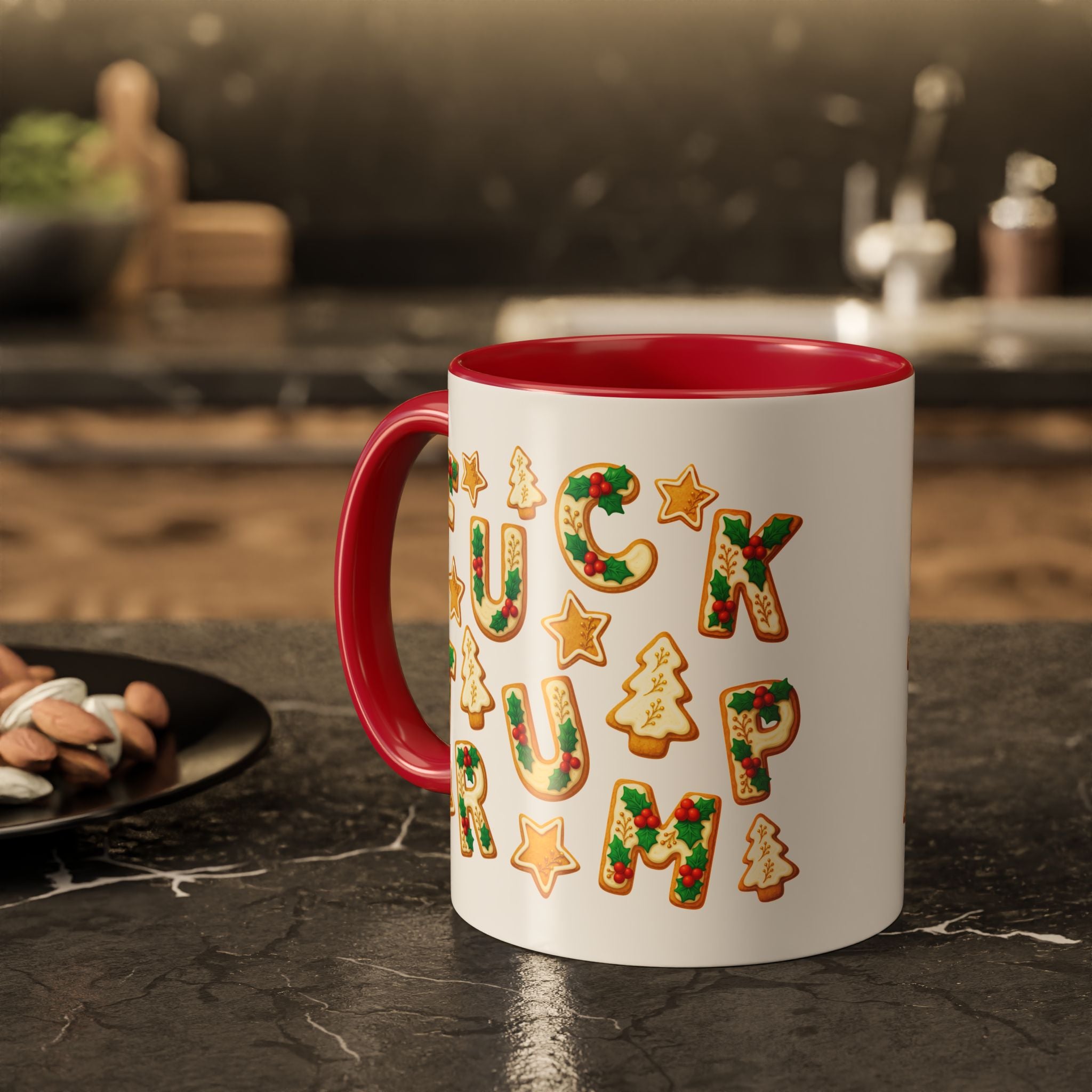 Subtle F*ck Trump Christmas Cookie Mug