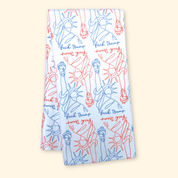 Subtle F*ck Trump Statue of Liberty Waffle Weave Kitchen Towel