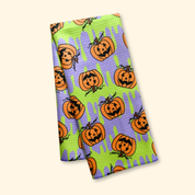 F*ck Trump Jack-O-Lantern Slime Waffle Weave Kitchen Towel