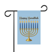Subtle F*ck Trump Hanukkah Menorah Garden Flag