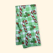 Trump Sucks Candy Cane Waffle Weave Kitchen Towel