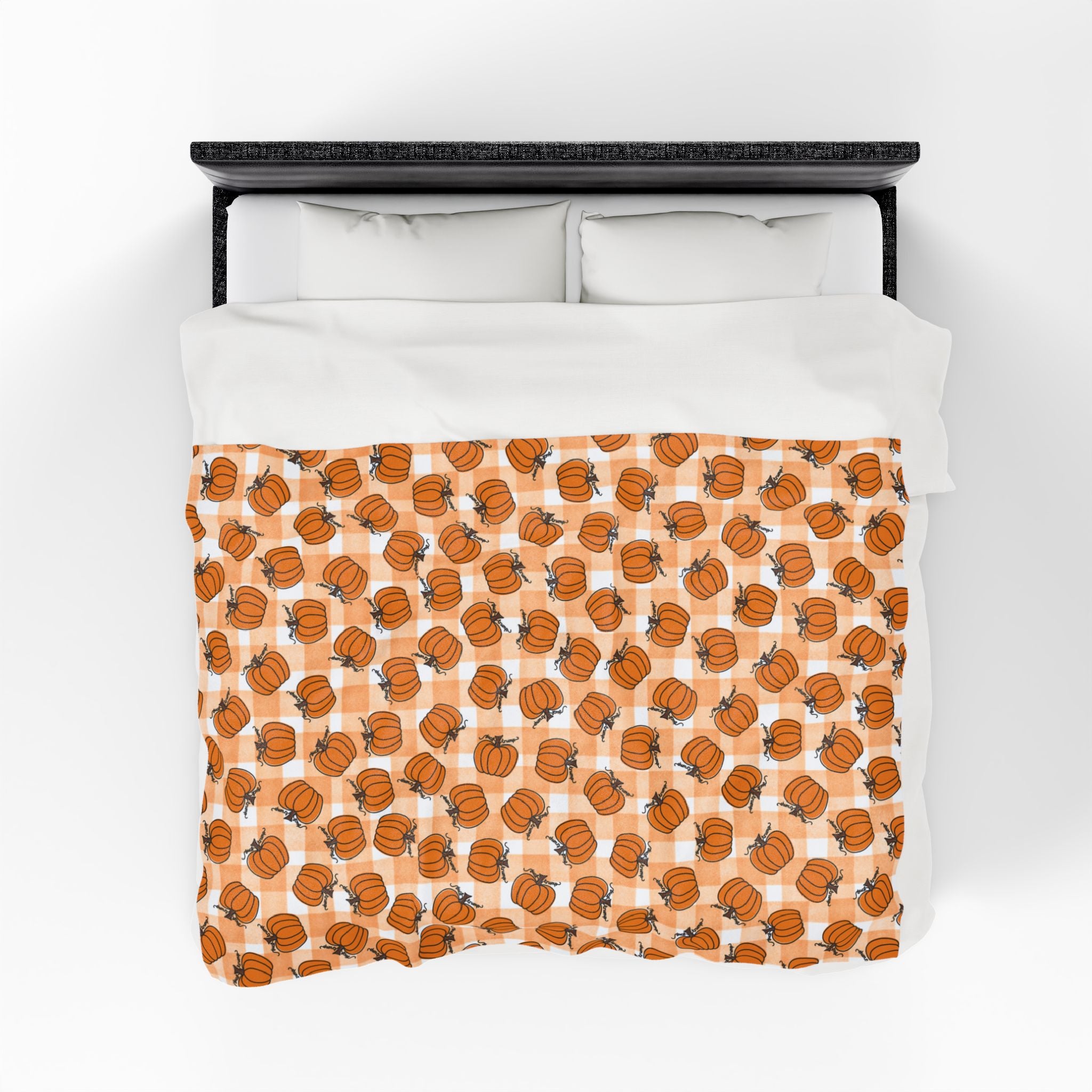 Subtle F*ck Trump Pumpkin Velveteen Plush Blanket