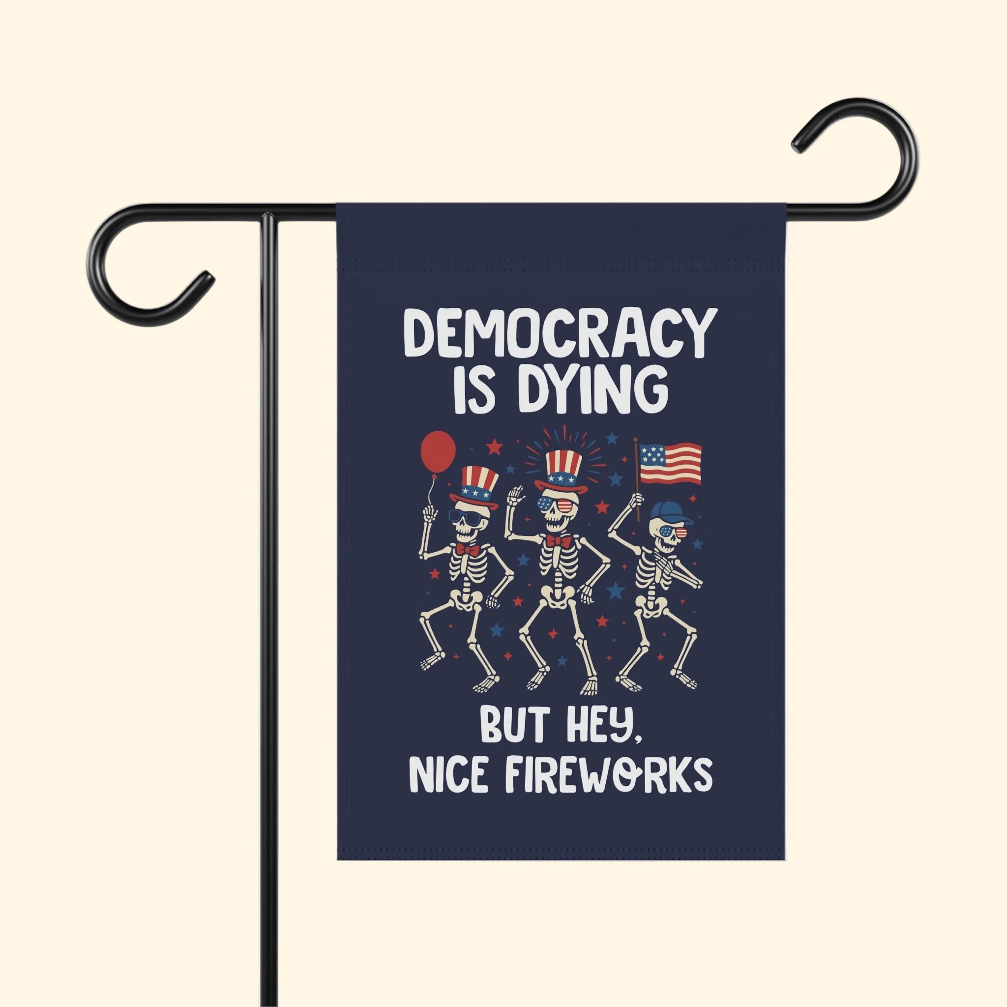 Democracy is Dying But Hey, Nice Fireworks Flag