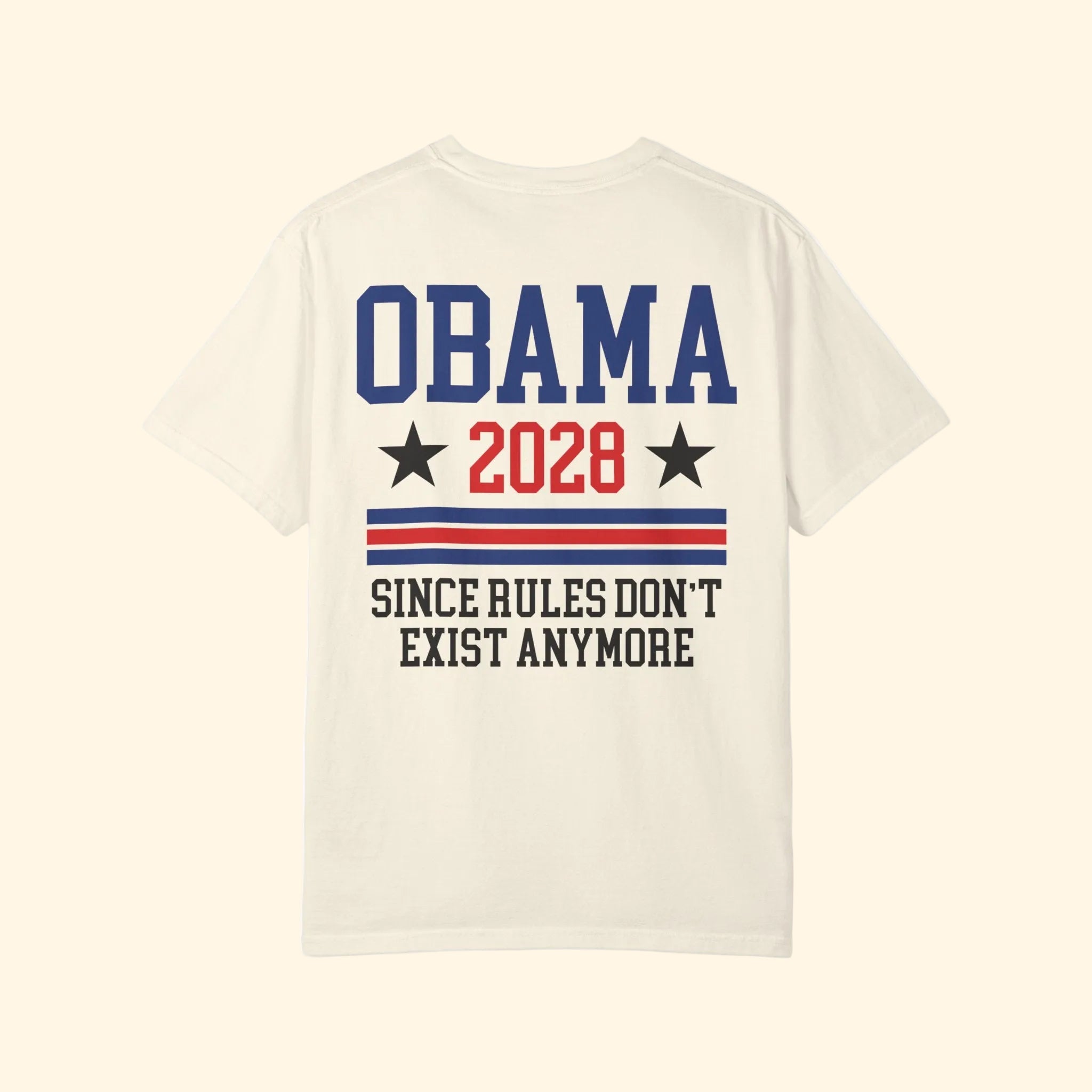 Obama 2028 Campaign Satire T-Shirt