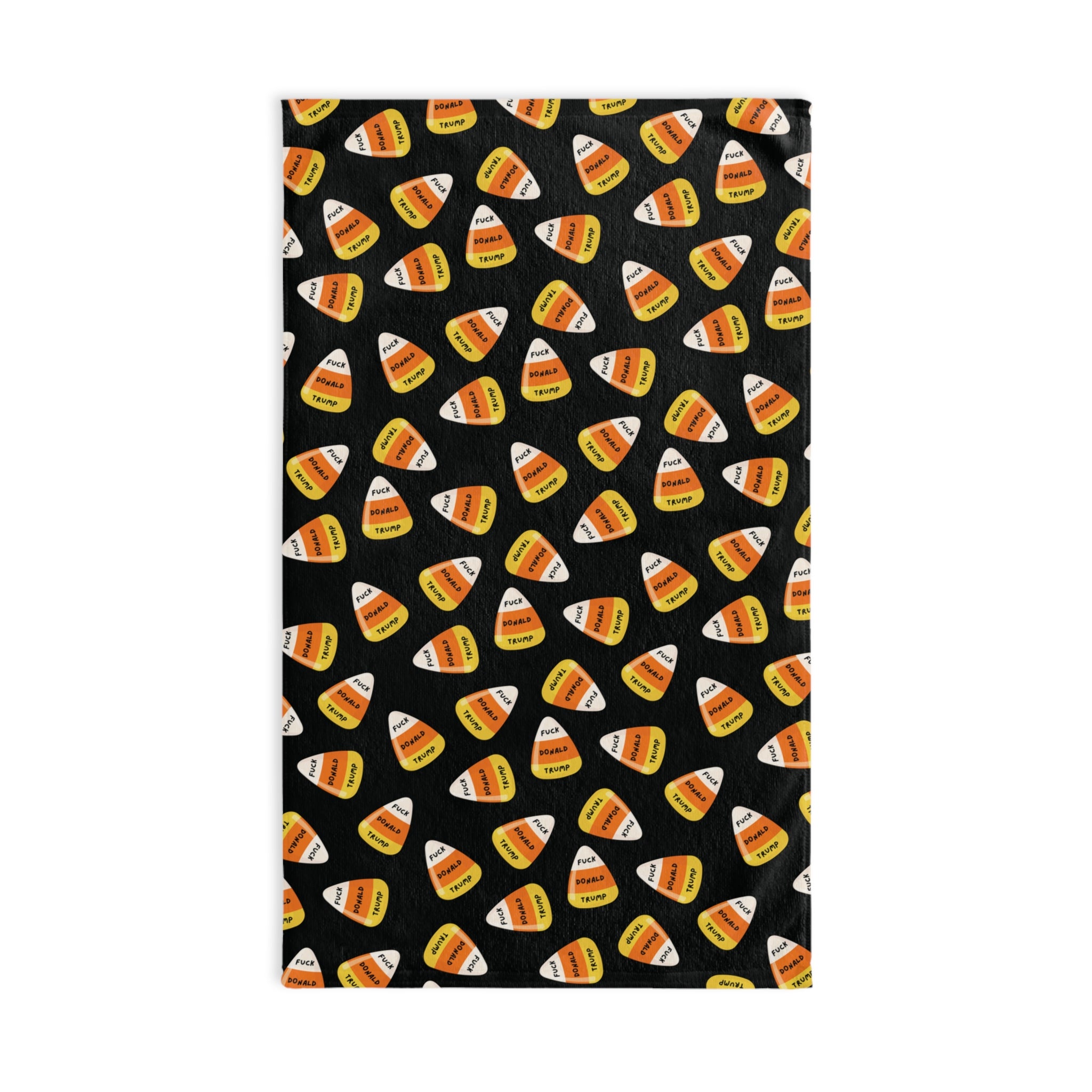 Subtle F*ck Trump Candy Corn Hand Towel