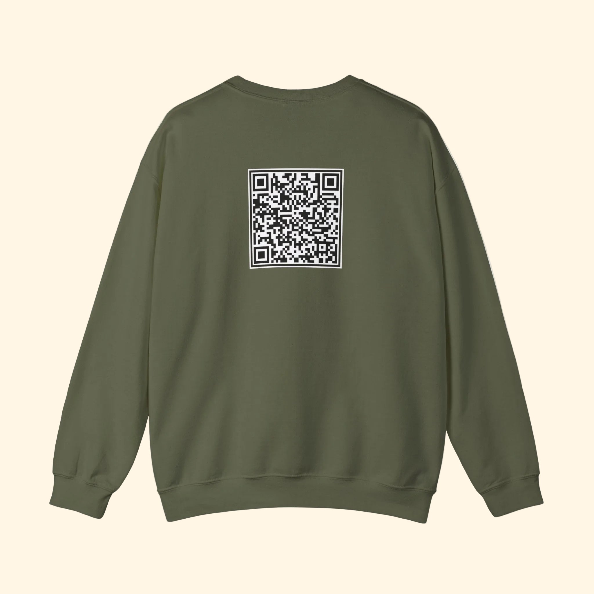 F*ck Trump QR Code Crewneck Sweatshirt