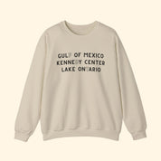 Gulf of Mexico, Kennedy Center, Lake Ontario FDT Sweatshirt