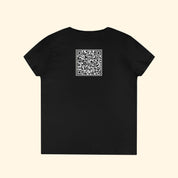 F*ck Trump QR Code Women's V-Neck T-Shirt