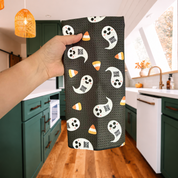Trump Sucks Halloween Ghost Waffle Weave Kitchen Towel