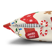 F*ck Trump Christmas Stockings Accent Pillow Cover