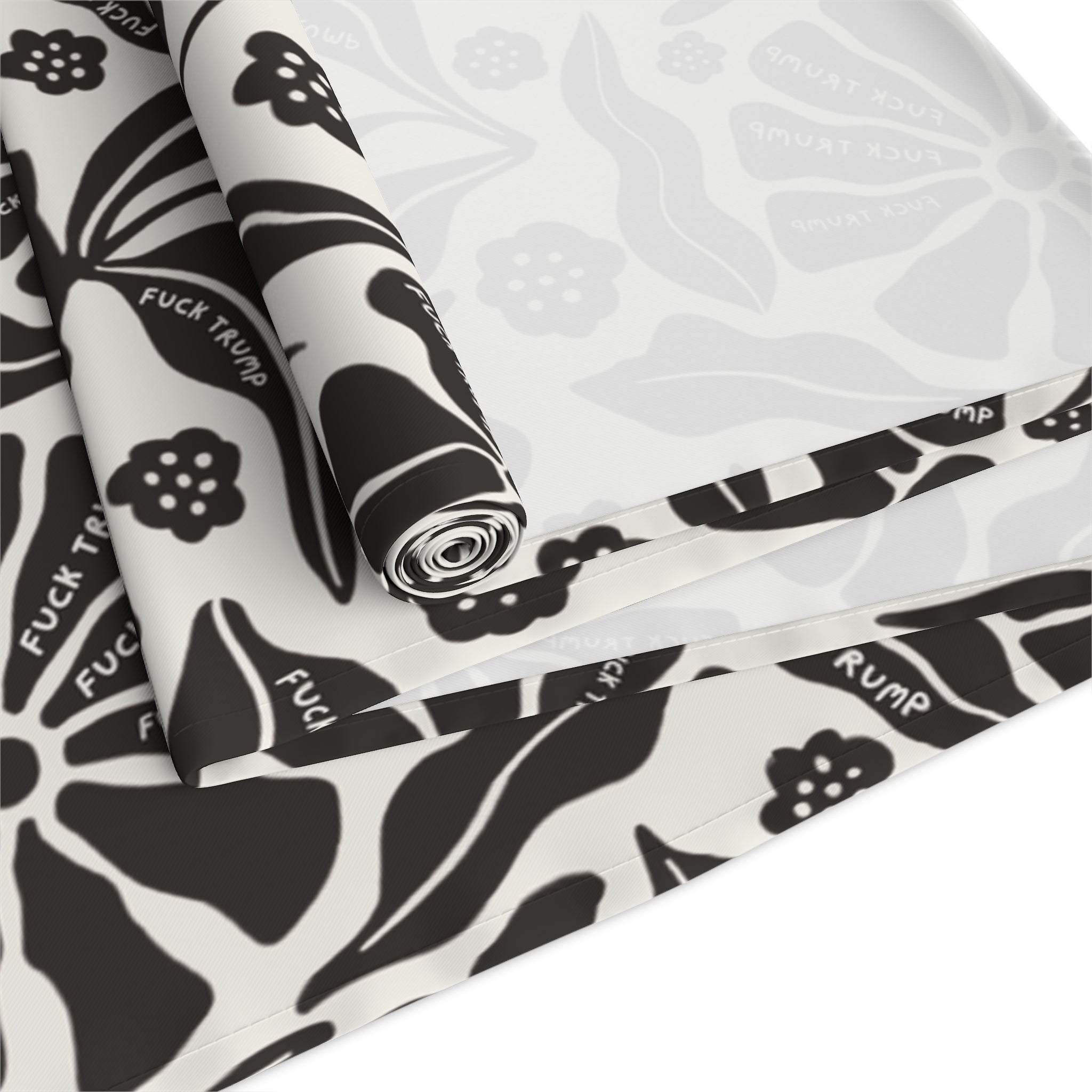 F*ck Trump Modern Flower Table Runner