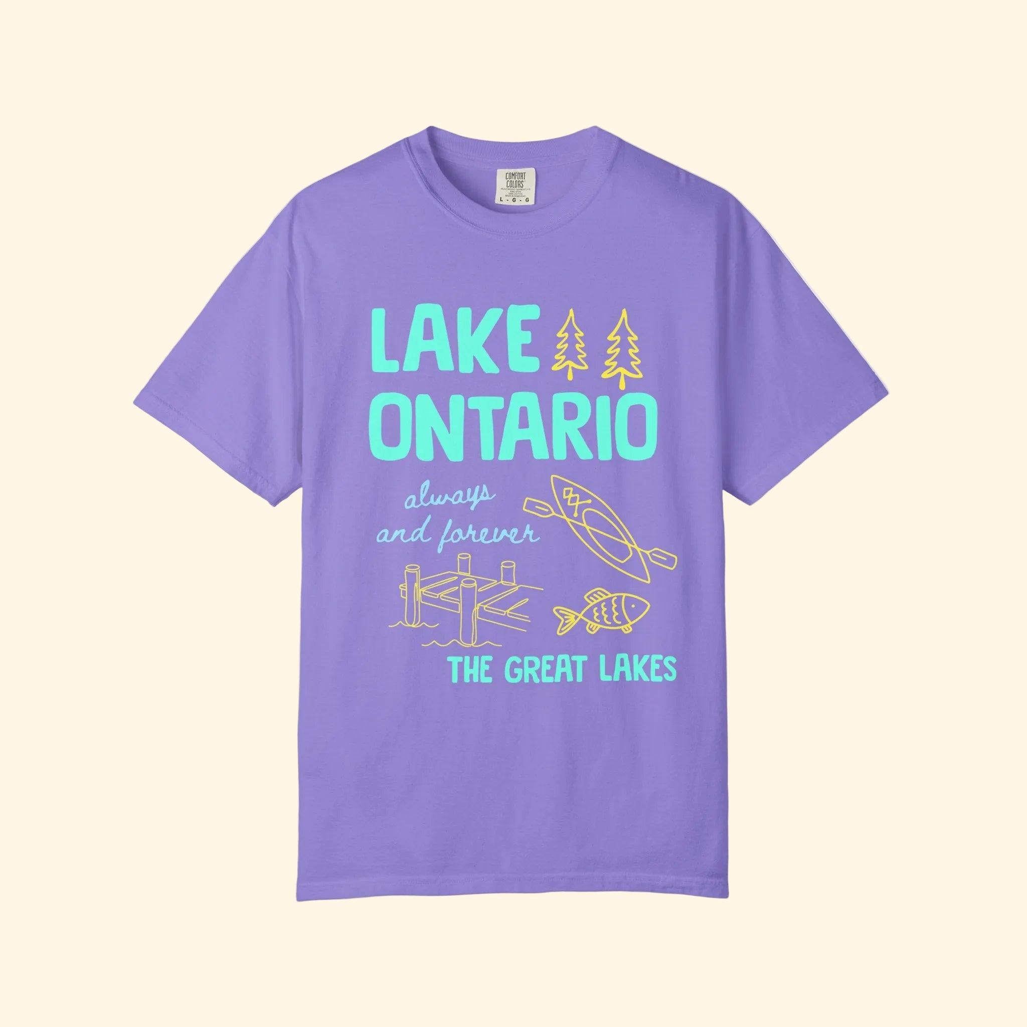 Lake Ontario Always and Forever Doodle T-Shirt