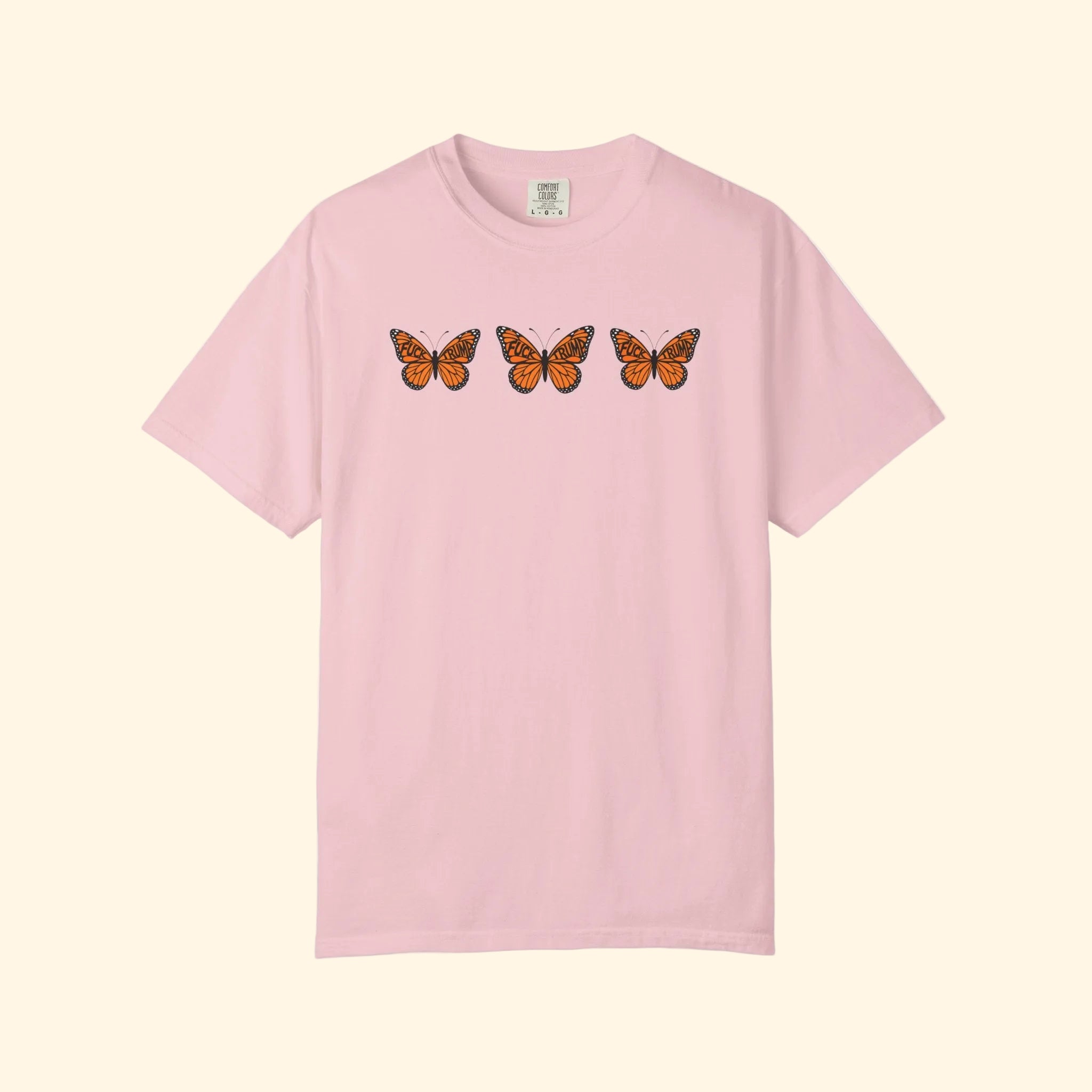 F*ck Trump No Orange Monarchs Triple Butterfly T-Shirt