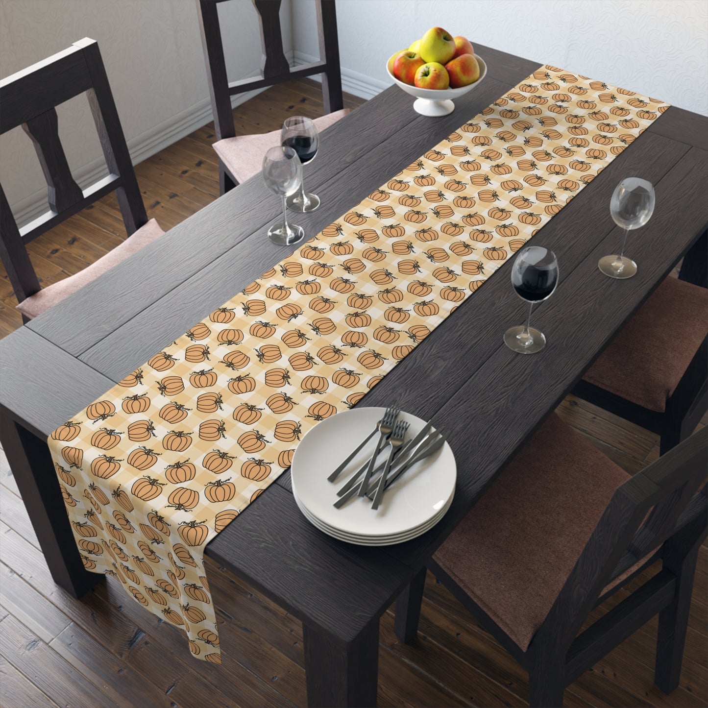 Subtle F*ck Trump Fall Pumpkin Table Runner