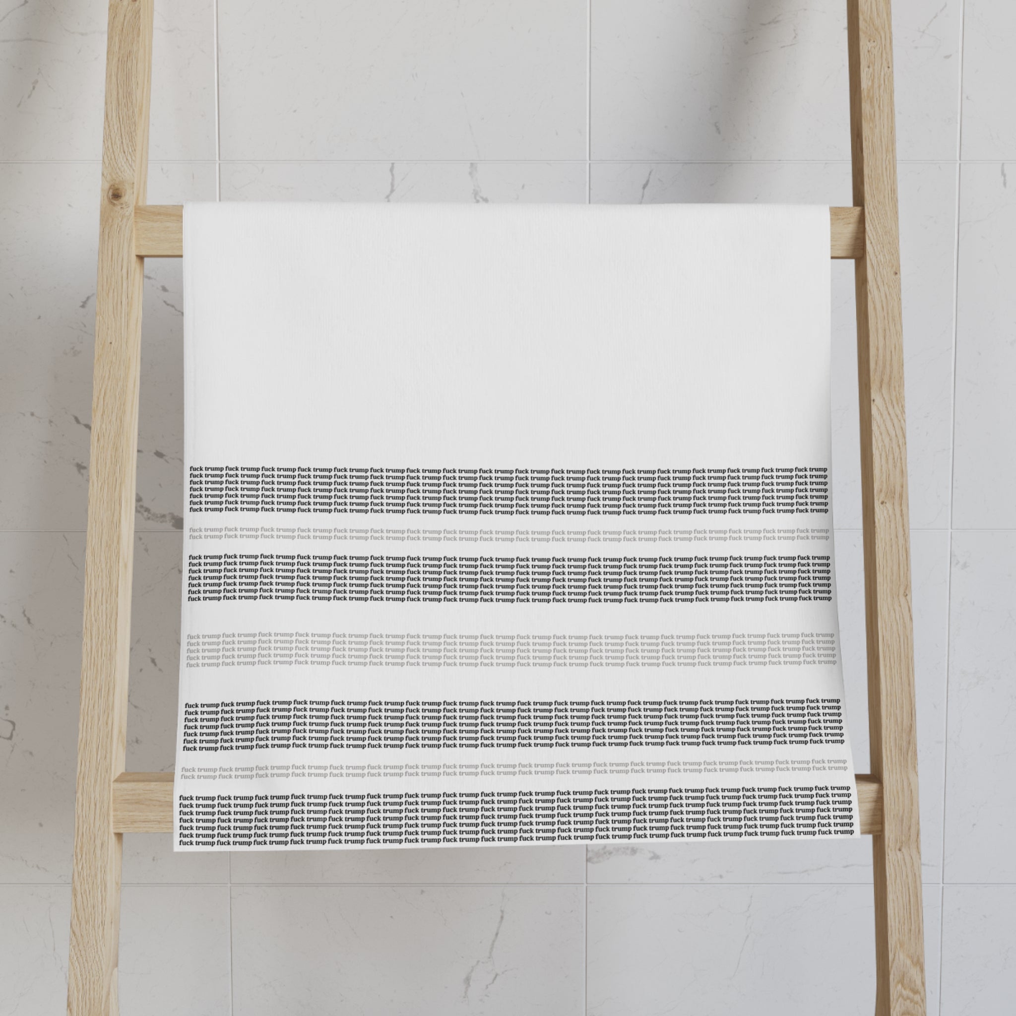 Minimalist F*ck Trump Hand Towel