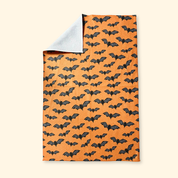 F*ck Trump Spooky Bats Waffle Weave Kitchen Towel